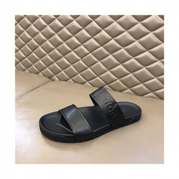 Louis Vuitton 2021 Men's Leather Slipper,LOUS2064 - 루이비통 2021 남성용 레더 슬리퍼,Size(240