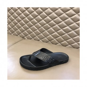 Louis Vuitton 2021 Men's Leather Slipper,LOUS2063 - 루이비통 2021 남성용 레더 슬리퍼,Size(240