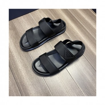 Prada 2021 Men's Canvas Slipper,PRAS0787 - 프라다 2021 남성용 캔버스 슬리퍼,Size(240