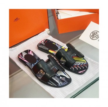 Hermes 2021 Women's Leather Slipper,HERS0463 - 에르메스 2021 여성용 레더 슬리퍼,Size(225