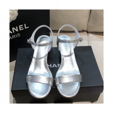 [매장판]Chanel 2021 Women's Leather Sandal,CHAS0623 - 샤넬 2021 여성용 레더 샌들,Size(225