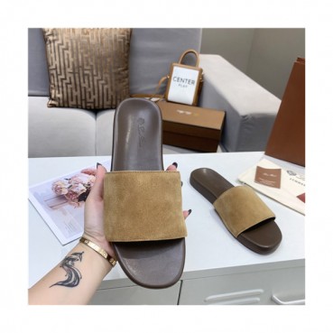 Loro Piana 2021 Men's Leather Slipper,LOROS0071 - 로로피아나 2021 남성용 레더 슬리퍼,Size(240