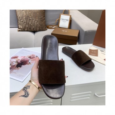 Loro Piana 2021 Men's Leather Slipper,LOROS0069 - 로로피아나 2021 남성용 레더 슬리퍼,Size(240