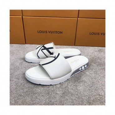 Louis Vuitton 2021 Men's Leather Slipper,LOUS2039 - 루이비통 2021 남성용 레더 슬리퍼,Size(240