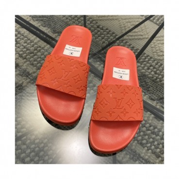 Louis Vuitton 2021 Men's Leatehr Slipper,LOUS2015 - 루이비통 2021 남성용 레더 슬리퍼,Size(240