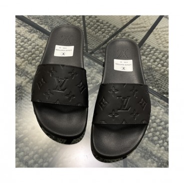 Louis Vuitton 2021 Men's Leatehr Slipper,LOUS2014 - 루이비통 2021 남성용 레더 슬리퍼,Size(240