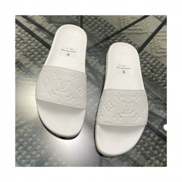 Louis Vuitton 2021 Men's Leatehr Slipper,LOUS2013 - 루이비통 2021 남성용 레더 슬리퍼,Size(240