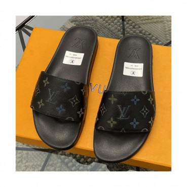Louis Vuitton 2021 Men's Leatehr Slipper,LOUS2012 - 루이비통 2021 남성용 레더 슬리퍼,Size(240