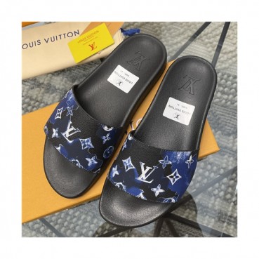 Louis Vuitton 2021 Men's Leatehr Slipper,LOUS2010 - 루이비통 2021 남성용 레더 슬리퍼,Size(240
