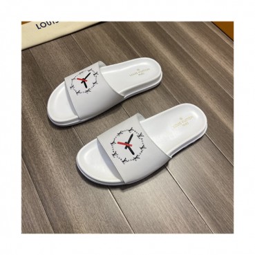 Louis Vuitton 2021 Men's Leather Slipper,LOUS1998 - 루이비통 2021 남성용 레더 슬리퍼,Size(240