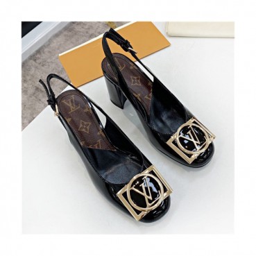 Louis Vuitton 2021 Women's Leather High Heel Sandal,LOUS1985 - 루이비통 2021 여성용 레더 하이힐 샌들Size(225