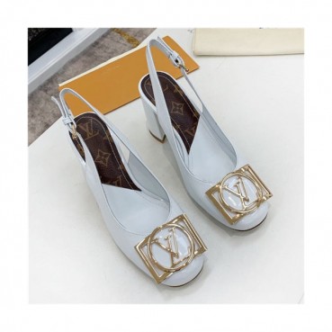 Louis Vuitton 2021 Women's Leather High Heel Sandal,LOUS1984 - 루이비통 2021 여성용 레더 하이힐 샌들Size(225