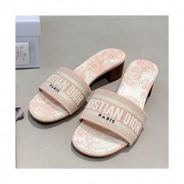 [세련되고 이뻐]Dior 2021 Women's Embroidery Slipper,DIOS0355 - 디올 2021 여성용 임브로이더리 슬리퍼,Size(225