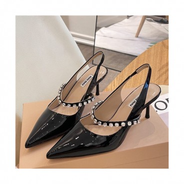 Miumiu 2021 Women's High Heel Sandal,MIUS0090 - 미우미우 2021 여성용 하이힐 샌들,Size(225