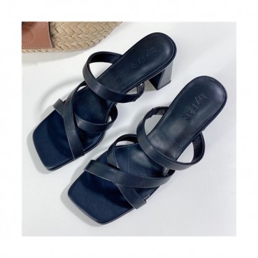 By Far 2021 Women's Leather High Heel Sandal,BYFS0026 - 바이파 2021 여성용 레더 하이힐 샌들,Size(225
