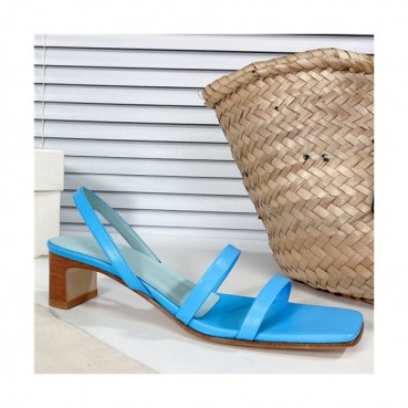 By Far 2021 Women's Leather High Heel Sandal,BYFS0019 - 바이파 2021 여성용 레더 하이힐 샌들,Size(225