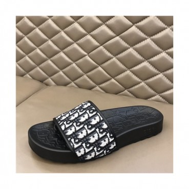 Dior 2021 Men's Leather Slipper - 디올 2021 남성용 레더 슬리퍼,Size(240