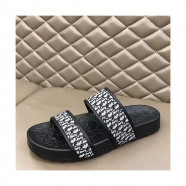 Dior 2021 Men's Leather Slipper - 디올 2021 남성용 레더 슬리퍼,Size(240