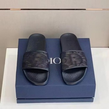 Dior 2023 Mens Leather Slipper - 디올 2023 남성용 레더 슬리퍼,Size(240