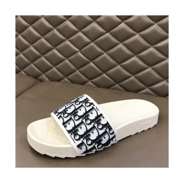 Dior 2021 Men's Leather Slipper - 디올 2021 남성용 레더 슬리퍼,Size(240