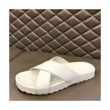 Dior 2021 Men's Leather Slipper - 디올 2021 남성용 레더 슬리퍼,Size(240