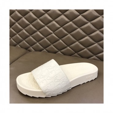 Dior 2021 Men's Leather Slipper - 디올 2021 남성용 레더 슬리퍼,Size(240