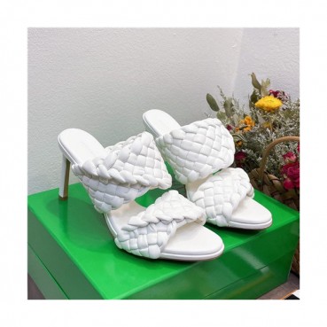Bottega Veneta 2021 Women's Leather High Heel Slipper - 보테가베네타 2021 여성용 레더 하이힐 슬리퍼,Size(225