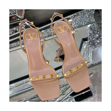 Valentino 2021 Women's Leather High Heel Sandal - 발렌티노 2021 여성용 레더 하이힐 샌들,Size(225