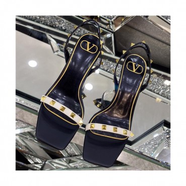 Valentino 2021 Women's Leather High Heel Sandal - 발렌티노 2021 여성용 레더 하이힐 샌들,Size(225