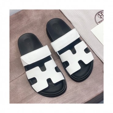 Hermes 2021 Women's Leather Slipper - 에르메스 2021 여성용 레더 슬리퍼,Size(225
