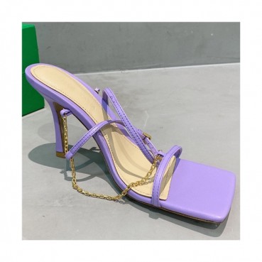 Bottega Veneta 2021 Women's Leather High Heel Sandal - 보테가베네타 2021 여성용 레더 하이힐 샌들,Size(225