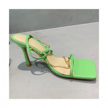 Bottega Veneta 2021 Women's Leather High Heel Sandal - 보테가베네타 2021 여성용 레더 하이힐 샌들,Size(225