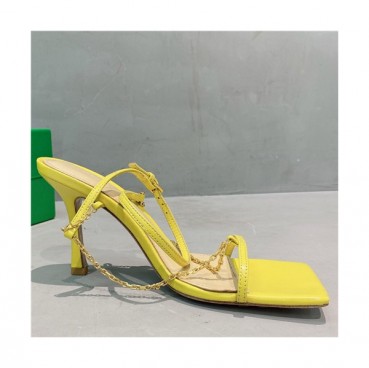 Bottega Veneta 2021 Women's Leather High Heel Sandal - 보테가베네타 2021 여성용 레더 하이힐 샌들,Size(225