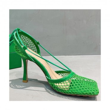 Bottega Veneta 2021 Women's Leather High Heel Sandal - 보테가베네타 2021 여성용 레더 하이힐 샌들,Size(225