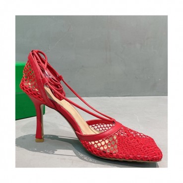 Bottega Veneta 2021 Women's Leather High Heel Sandal - 보테가베네타 2021 여성용 레더 하이힐 샌들,Size(225