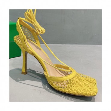 Bottega Veneta 2021 Women's Leather High Heel Sandal - 보테가베네타 2021 여성용 레더 하이힐 샌들,Size(225