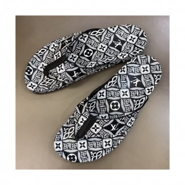 Louis Vuitton 2021 Men's Leather Slipper - 루이비통 2021 남성용 레더 슬리퍼,Size(240