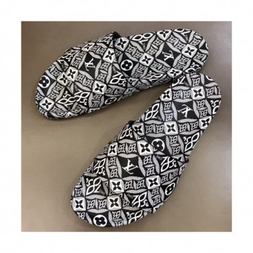 Louis Vuitton 2021 Men's Leather Slipper - 루이비통 2021 남성용 레더 슬리퍼,Size(240