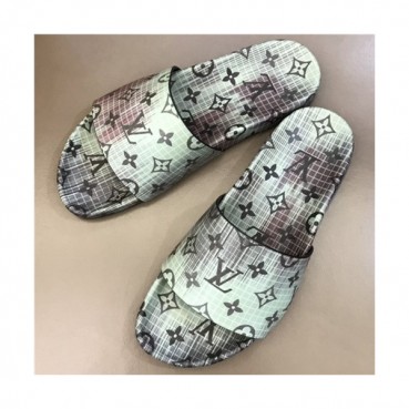 Louis Vuitton 2021 Men's Leather Slipper - 루이비통 2021 남성용 레더 슬리퍼,Size(240
