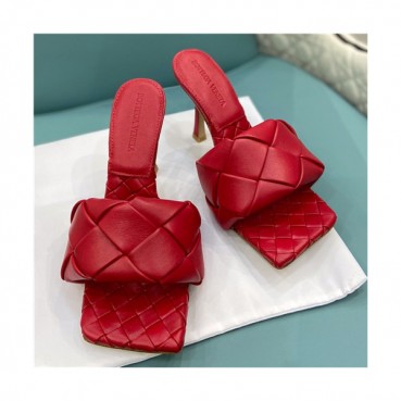Bottega Veneta 2021 Women's Leather High Heel Slipper - 보테가베네타 2021 여성용 레더 하이힐 슬리퍼,Size(225