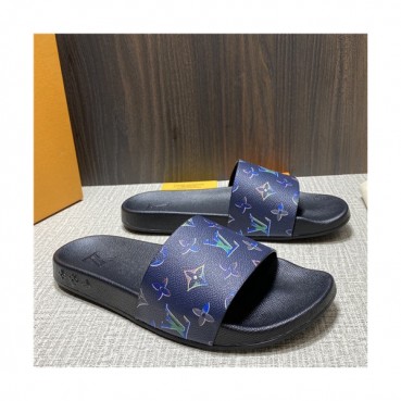Louis Vuitton 2021 Men's Leather Slipper - 루이비통 2021 남성용 레더 슬리퍼,Size(240
