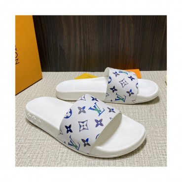 Louis Vuitton 2021 Men's Leather Slipper - 루이비통 2021 남성용 레더 슬리퍼,Size(240
