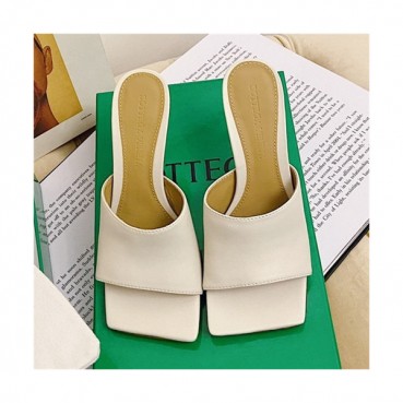 Bottega Veneta 2021 Women's Stretch Leather High Heel Slipper - 보테가베네타 2021 여성용 스트레치 레더 하이힐 슬리퍼,Size(225