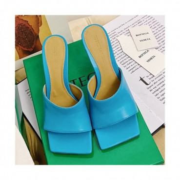 Bottega Veneta 2021 Women's Stretch Leather High Heel Slipper - 보테가베네타 2021 여성용 스트레치 레더 하이힐 슬리퍼,Size(225