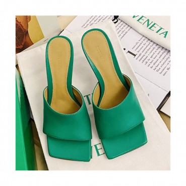 Bottega Veneta 2021 Women's Stretch Leather High Heel Slipper - 보테가베네타 2021 여성용 스트레치 레더 하이힐 슬리퍼,Size(225