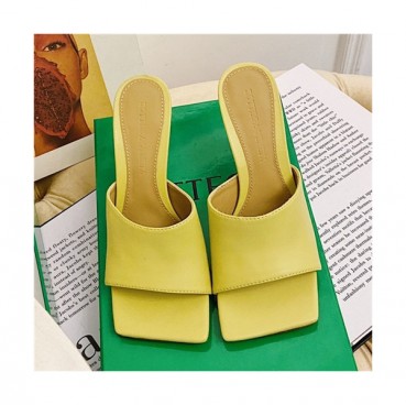 Bottega Veneta 2021 Women's Stretch Leather High Heel Slipper - 보테가베네타 2021 여성용 스트레치 레더 하이힐 슬리퍼,Size(225