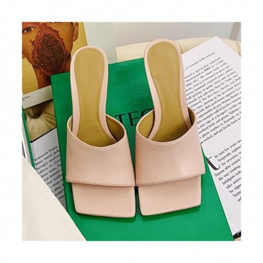 Bottega Veneta 2021 Women's Stretch Leather High Heel Slipper - 보테가베네타 2021 여성용 스트레치 레더 하이힐 슬리퍼,Size(225
