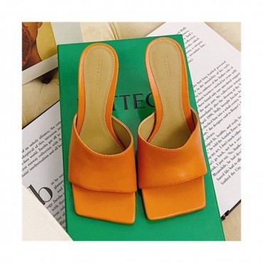 Bottega Veneta 2021 Women's Stretch Leather High Heel Slipper - 보테가베네타 2021 여성용 스트레치 레더 하이힐 슬리퍼,Size(225