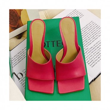 Bottega Veneta 2021 Women's Stretch Leather High Heel Slipper - 보테가베네타 2021 여성용 스트레치 레더 하이힐 슬리퍼,Size(225