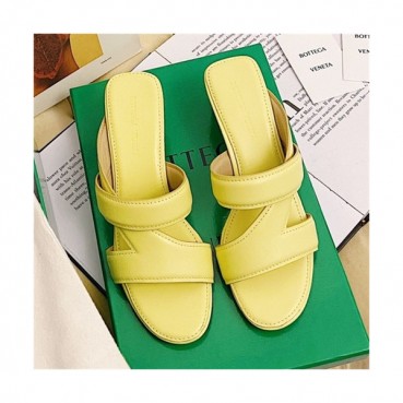 Bottega Veneta 2021 Women's The Band Leather High Heel Slipper - 보테가베네타 2021 여성용 더 밴드 레더 하이힐 슬리퍼,Size(225